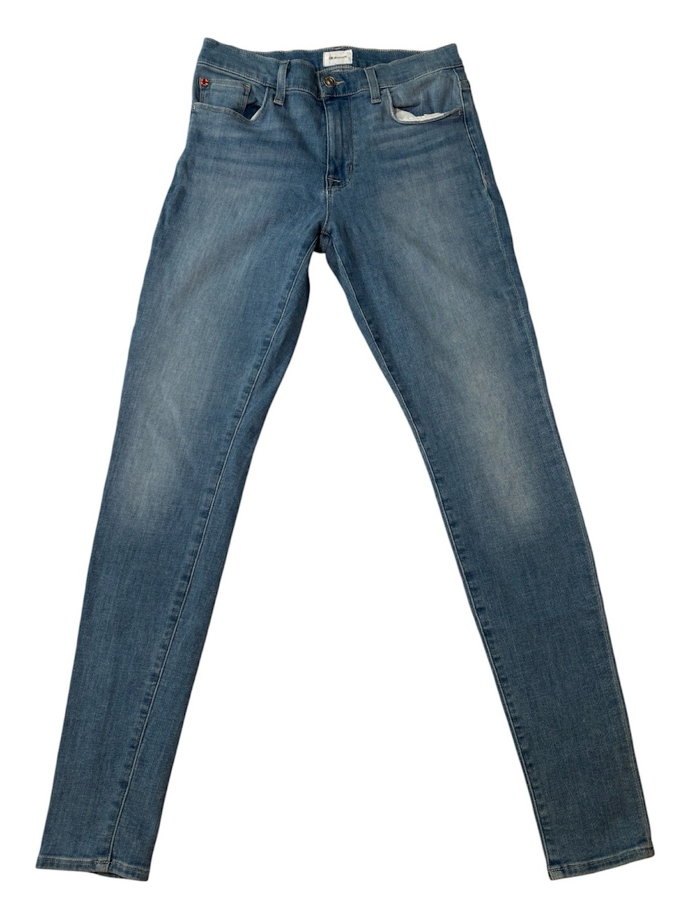 Hudson Jeans, Natalie W27, Size 4, Skinny, Faded Light Blue Denim